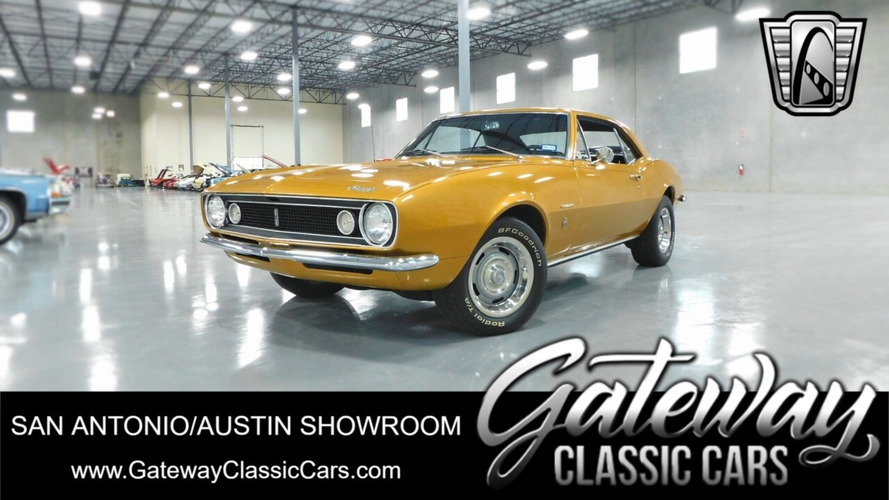 Gold 1967 Chevrolet Camaro Inline 6 3 Speed Saginaw Available Now! Used Chevrolet Camaro for