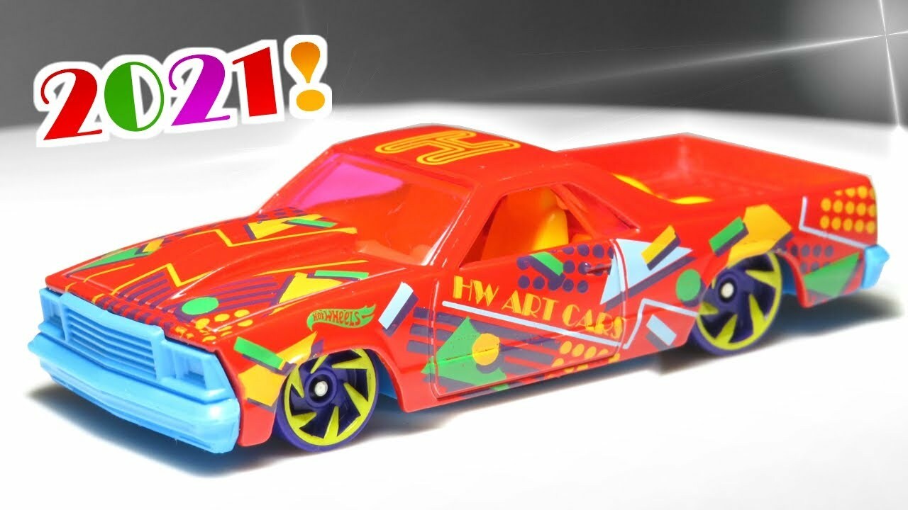 Hot Wheels '80 EL Camino HW Art Cars Kids Model Diecast Toy