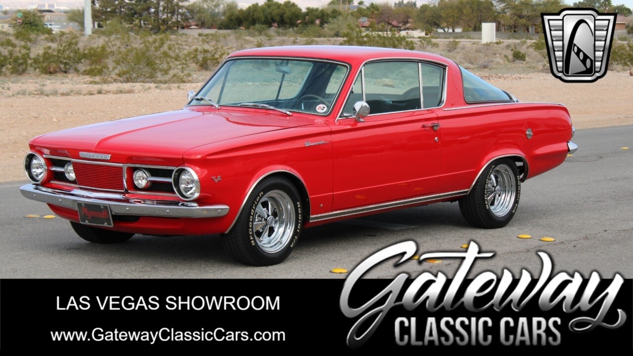 Red 1964 Plymouth Barracuda  318ci V8 4 speed Manual Available Now!