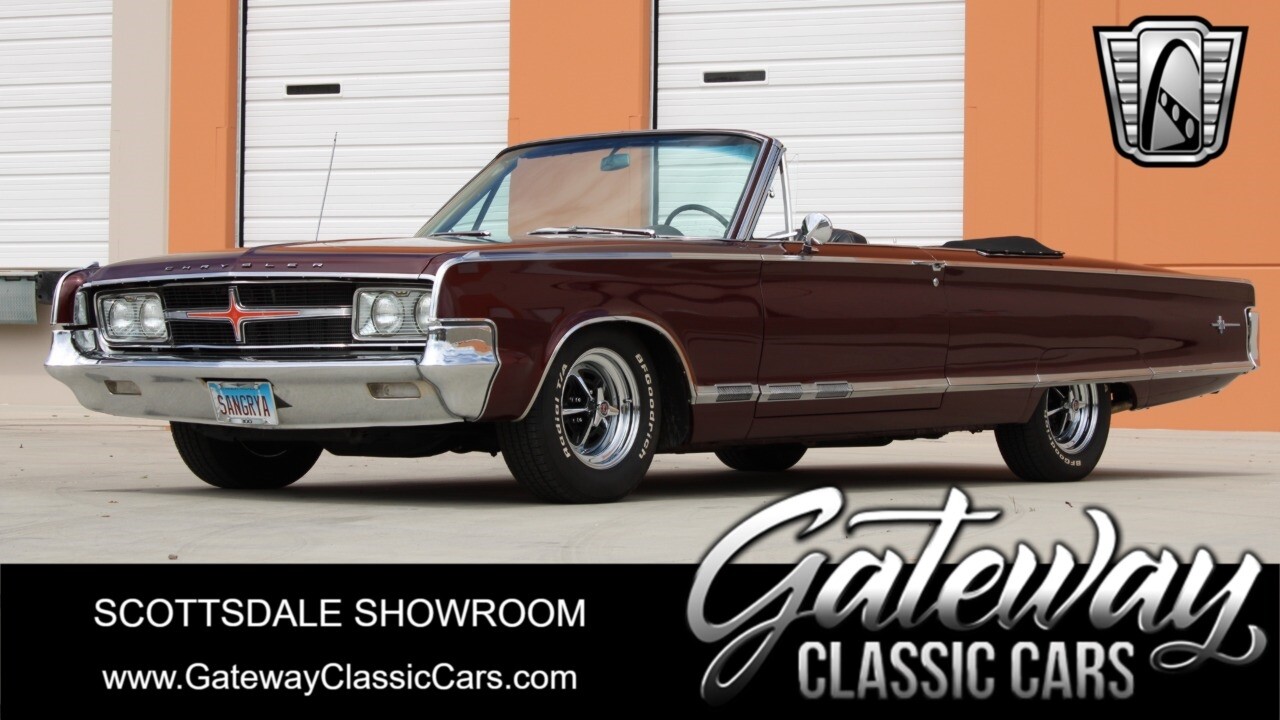 Burgundy Wine 1965 Chrysler 300  383 CID V8 3 Speed Automatic Available Now!