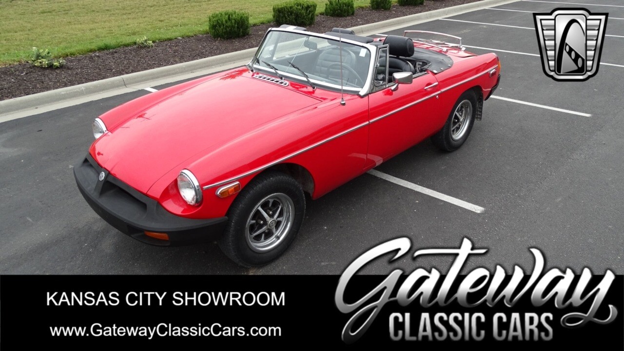 Red 1979 MG B  1.8 Liter Inline  4 Cylinder 4-Speed Manual Available Now!