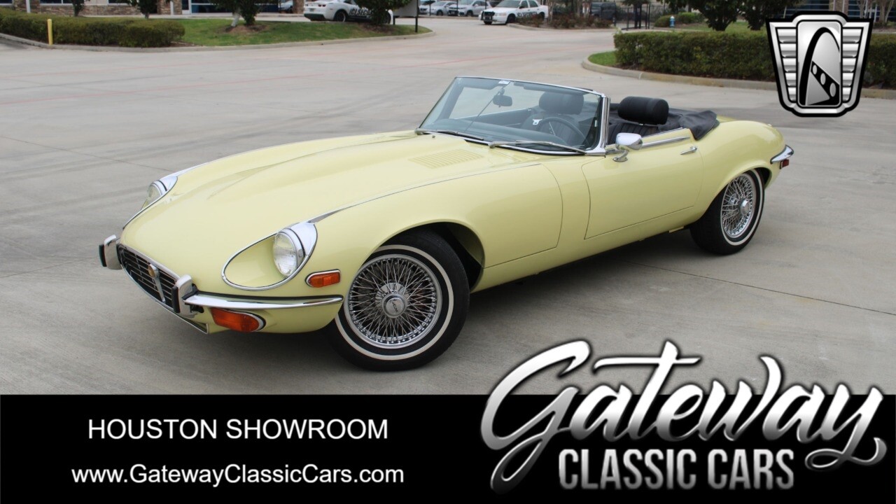 Yellow 1973 Jaguar E-Type  5.3L V12 Automatic Available Now!