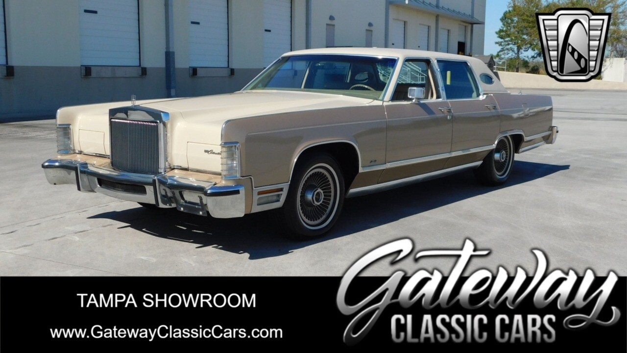 Beige 1978 Lincoln Town Car  V8 Automatic Available Now!