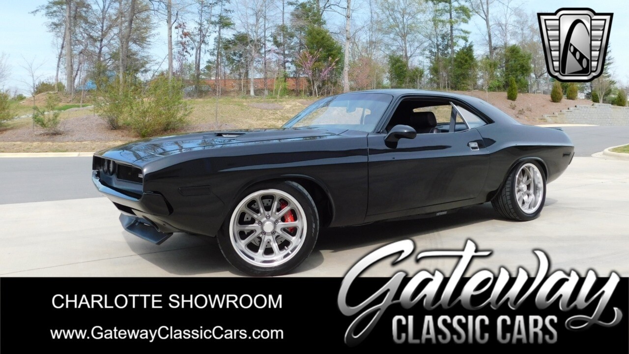 Black 1971 Dodge Challenger  5.7L Hemi V8 Silver Sport Automatic Available Now!