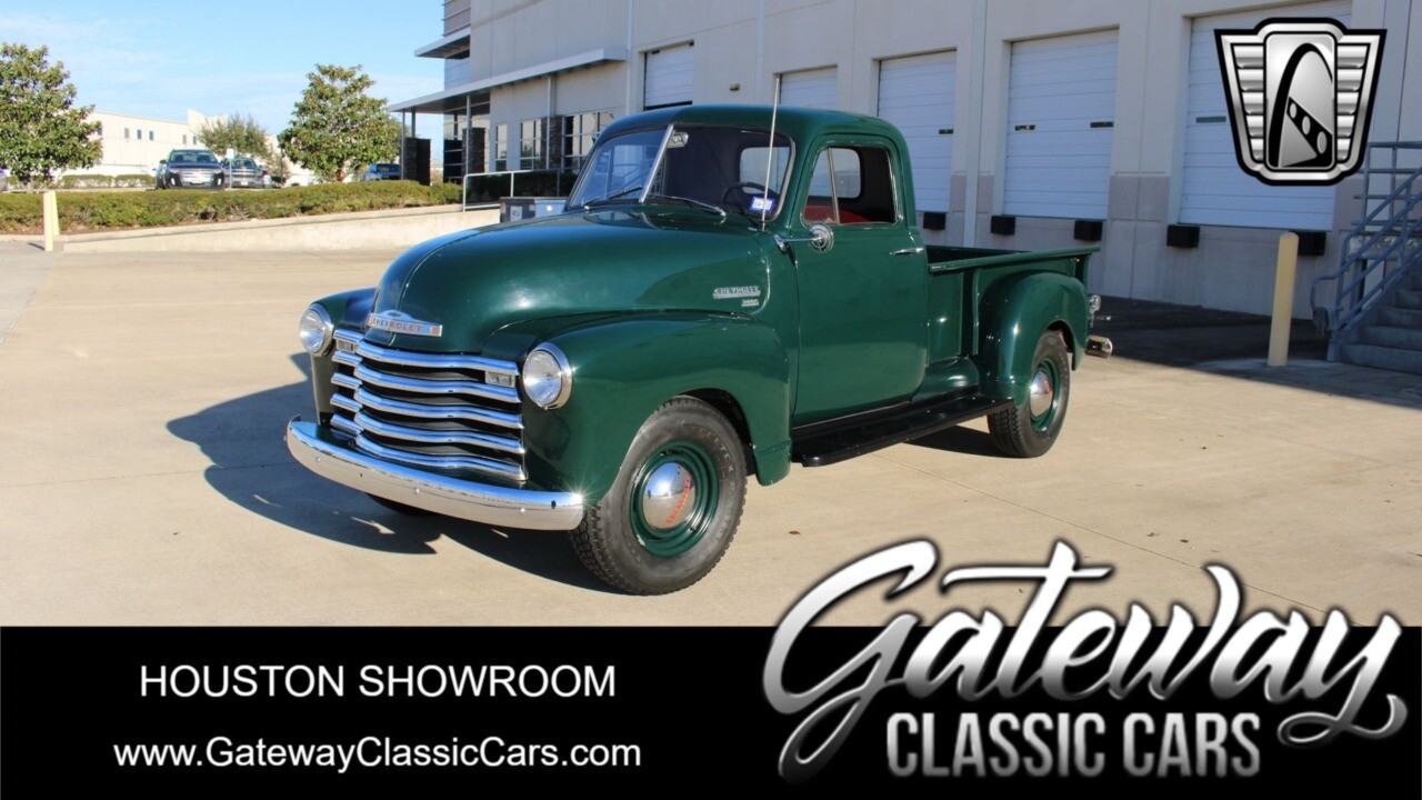 Green 1950 Chevrolet 3600  216 CID I6 4-speed Manual Available Now!