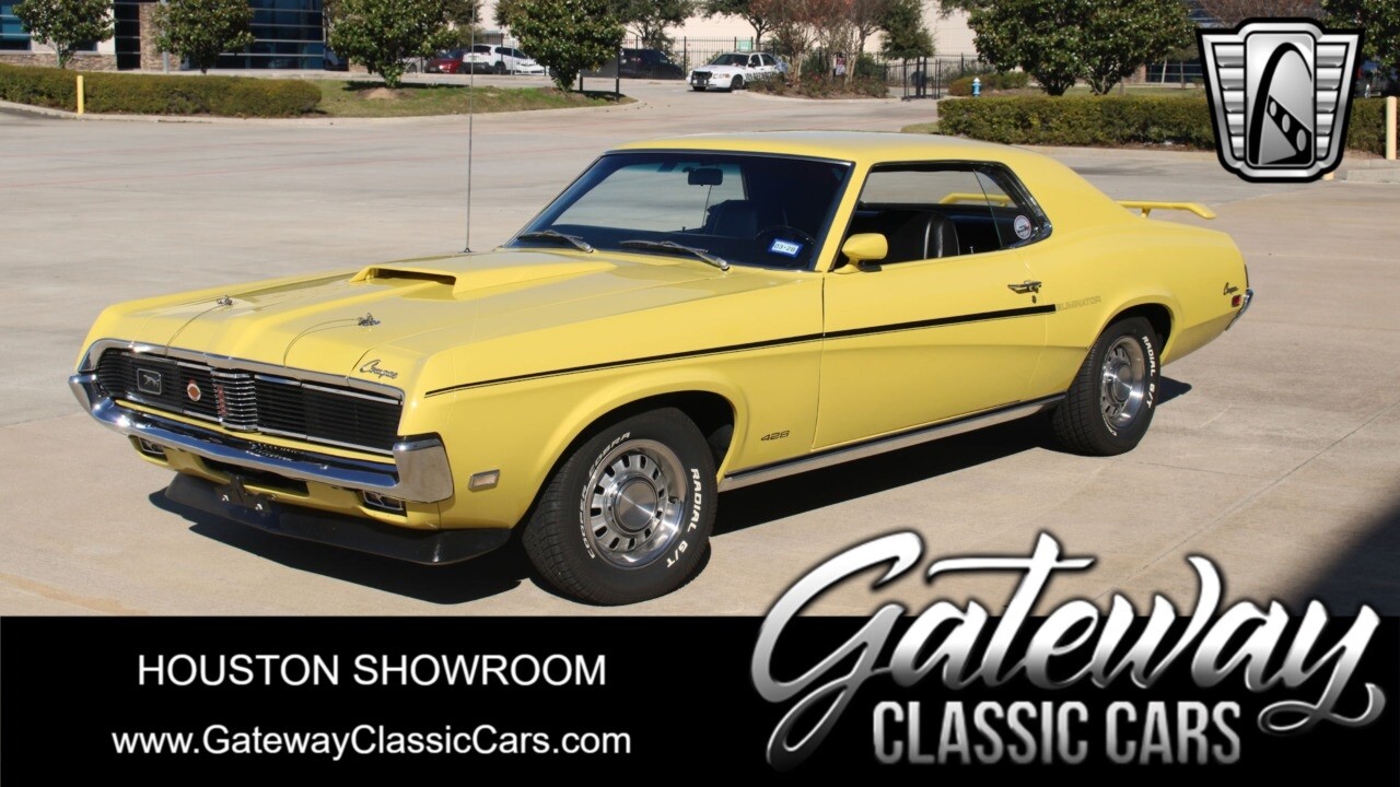 Yellow 1969 Mercury Cougar  428 CID V8 3-Speed Automatic Available Now!