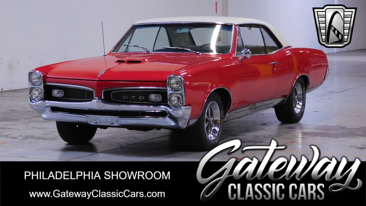 Red 1967 Pontiac GTO  V8 Automatic Available Now!