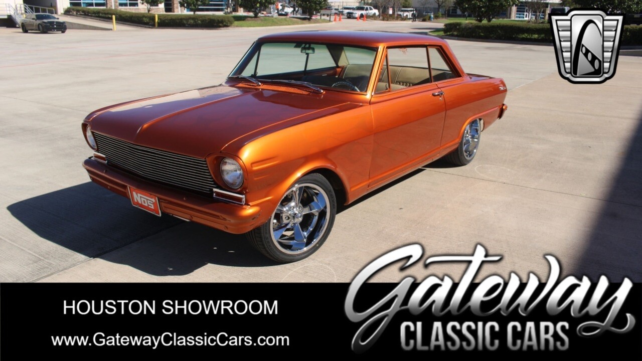 Orange 1963 Chevrolet Nova  454 CID V8 3-Speed Automatic Available Now!