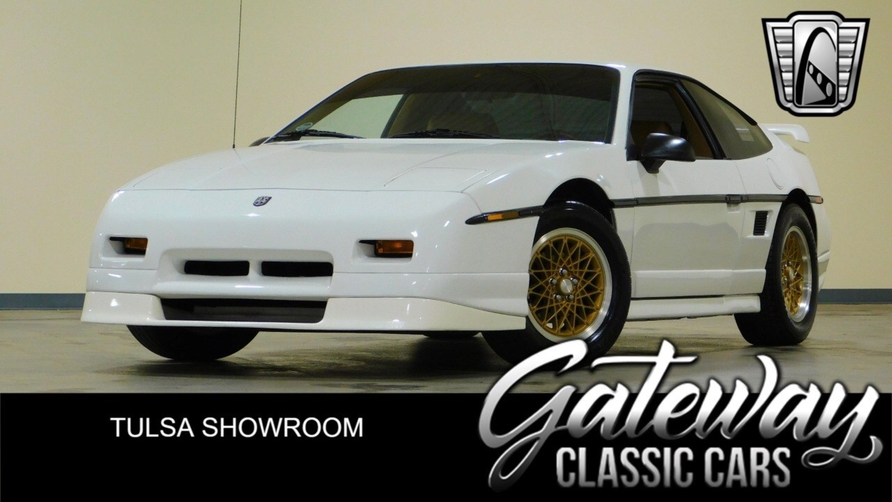 White 1988 Pontiac Fiero  V6 Automatic Available Now!