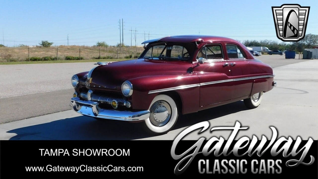 Burgundy 1949 Mercury Eight  255 cu in (4.2 L) Flathead  V8 Manual Available Now