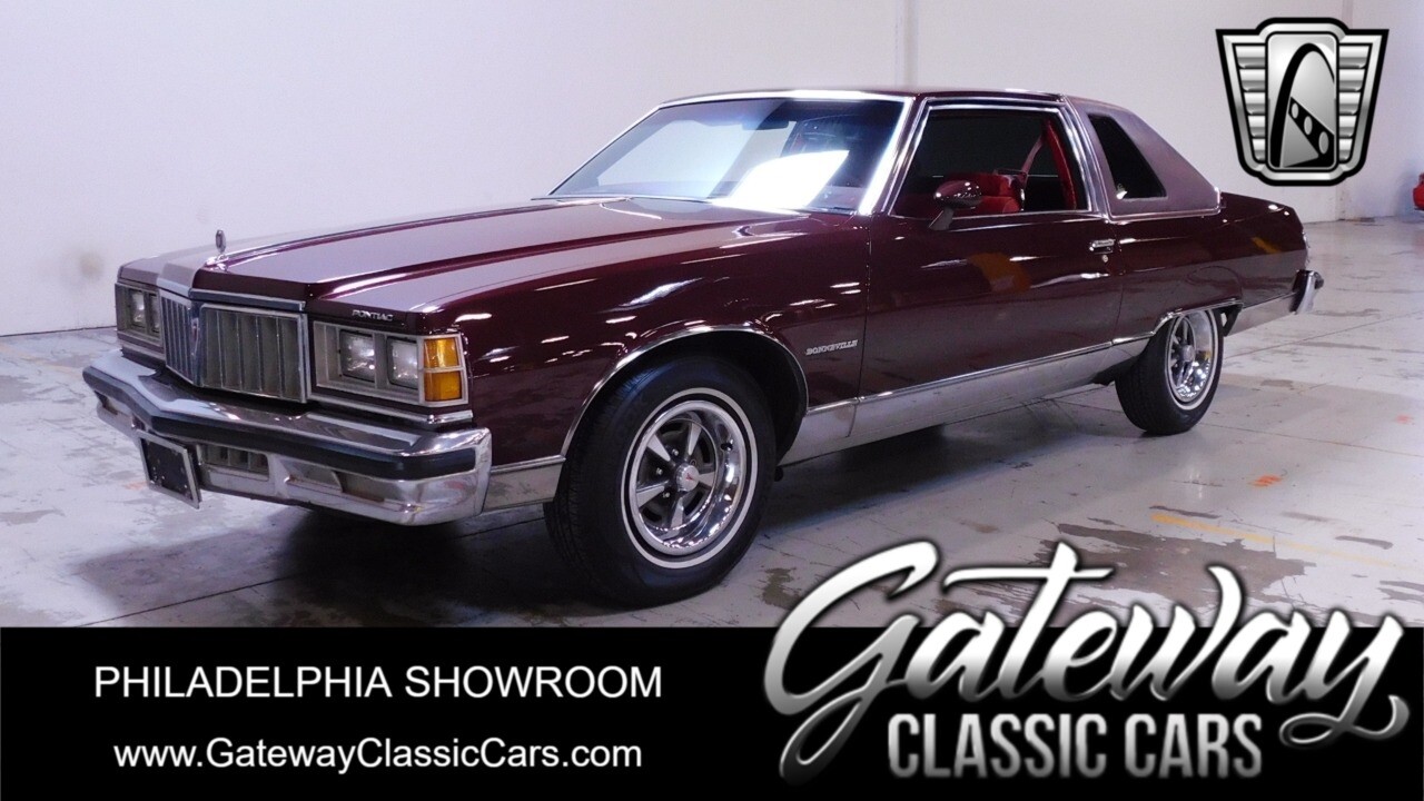 Burgundy 1978 Pontiac Bonneville  V8 Automatic Available Now!