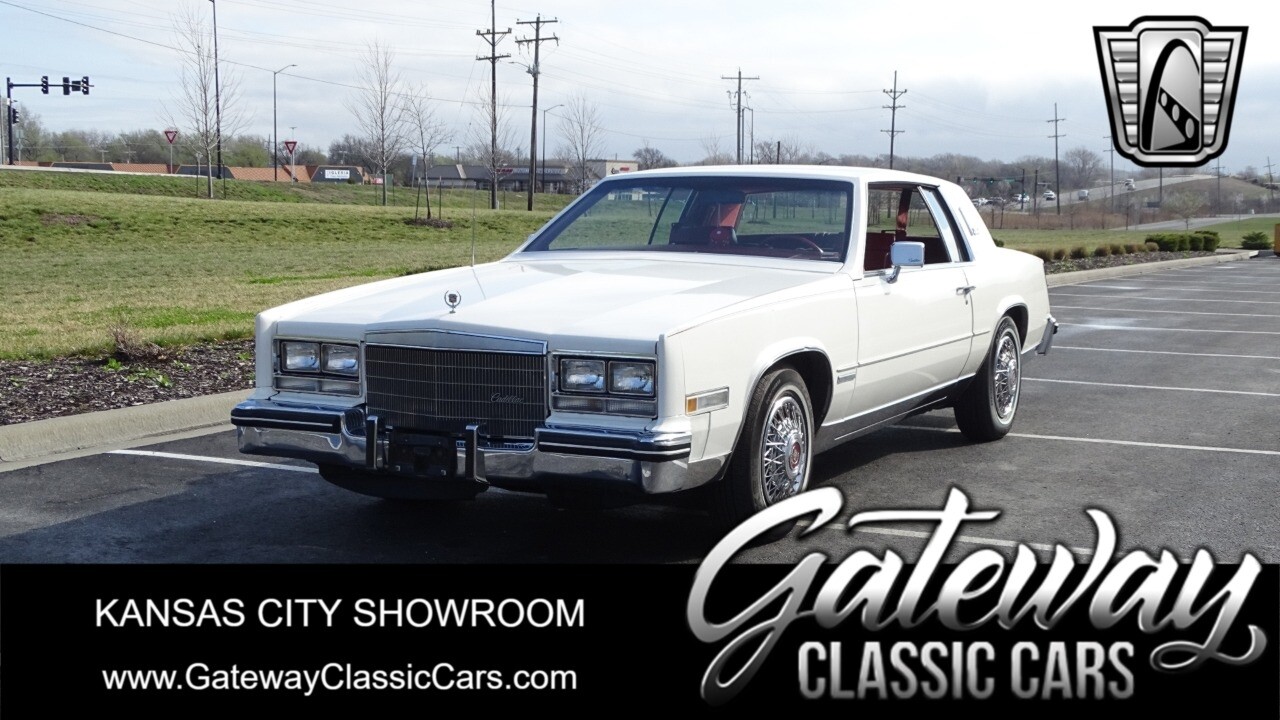 White 1983 Cadillac Eldorado  4100 V8 4 speed overdrive Automatic Available Now!