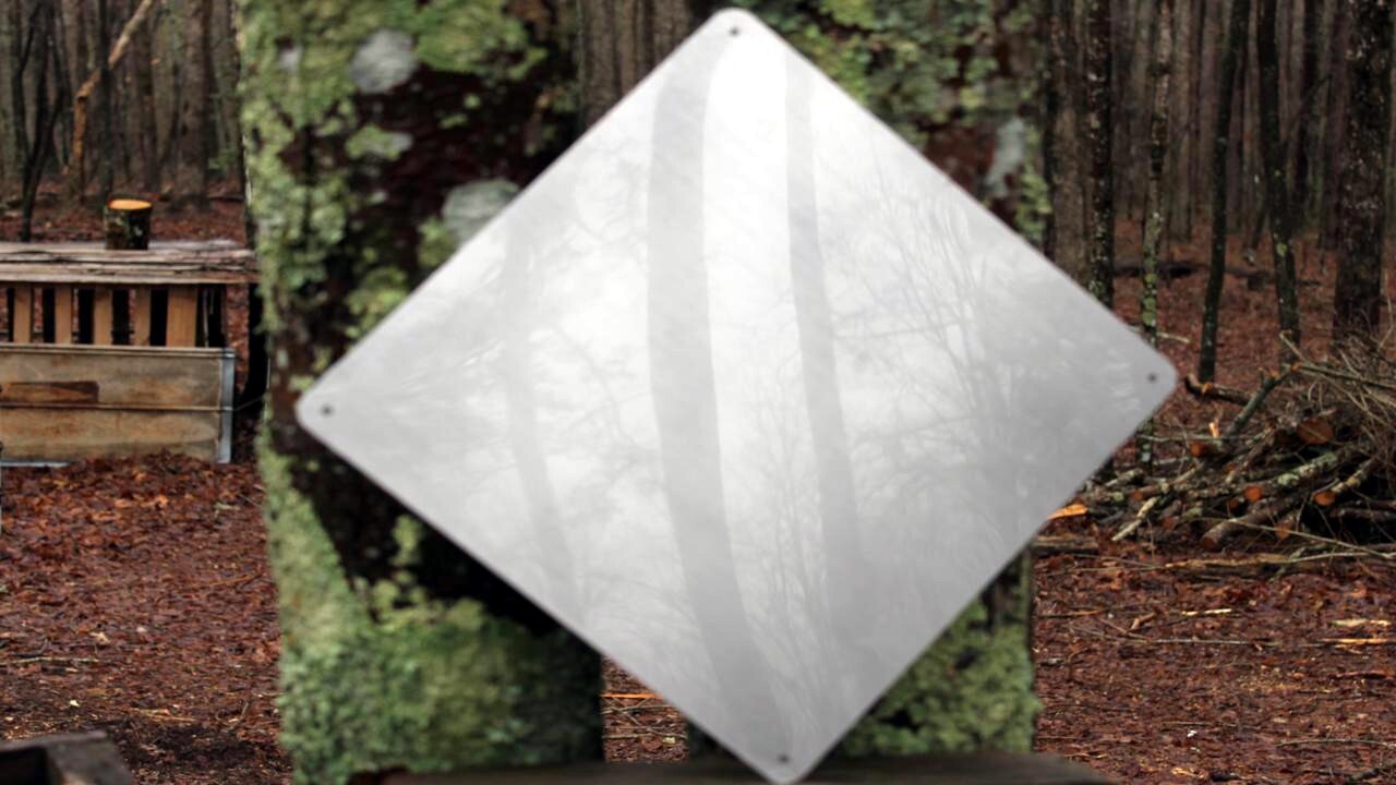 "I'd Turn Back If I Were You" 16 1/2" Aluminum Street Sign New Made In The USA