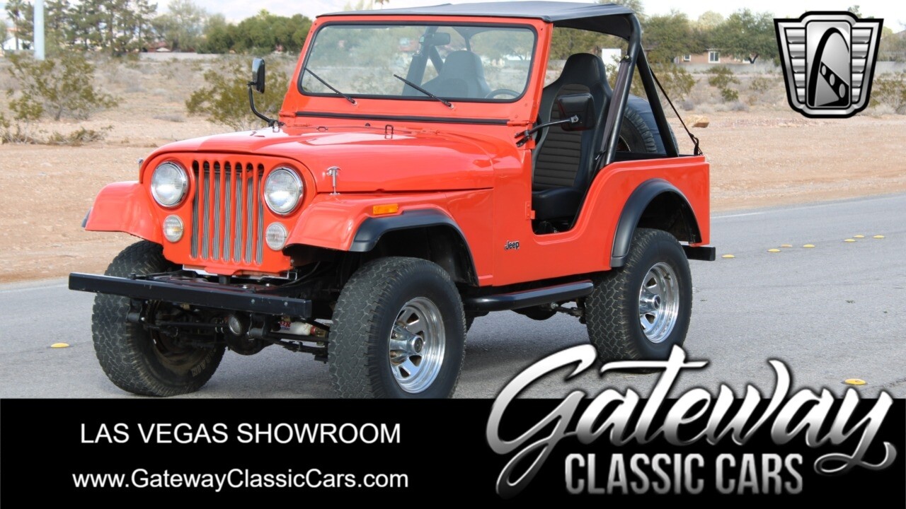 Lava Orange 1982 Jeep CJ  4.2 I6 4 speed Manual Available Now!