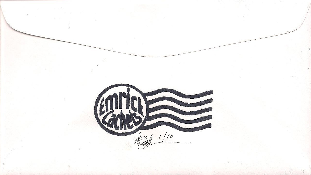 #4494 Reagan Forever FDC-Painted CVN-76 &plane- Emrick Cachets- AFDCS Chap 56