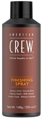 AMERICAN CREW Finishing spray 200 ml Laque Fixation brillance moyenne cheveux