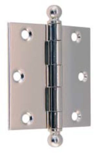 Lacquered Polished Brass Steel Door & Window Hinge 3" X 3" Inch Architectural...