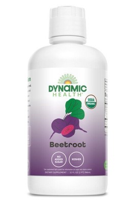 Органический свекольный сок, сертифицированный Dynamic Health, 32 унции жидкости