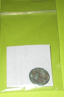 Boeotia Thespiae 146 BC ancient GREEK COIN chelys lyre harp veiled VG old money