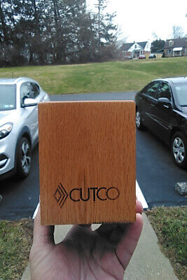 Cutco Wood Utensil Box... 4''x4''x5'' dimension's... 4 1/2'' depth inside