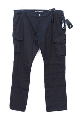 X Ray Black Men's Jeans w/ Side Pockets Stretch Fabric Size 38 x 31  006