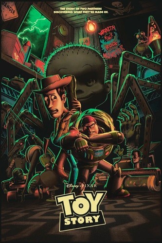 その他 PIXAR Toy Story Poster Figure Disney Pixar TOY STORY by Matt Ryan Tobin Print Poster Art