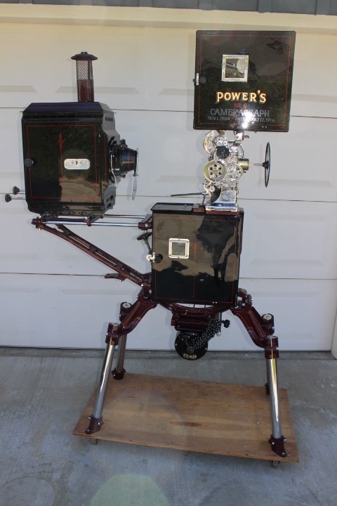 POWERS CAMERAGRAPH 6B SILENT MOVIE THEATER  PROJECTOR *1906 * RESTORED