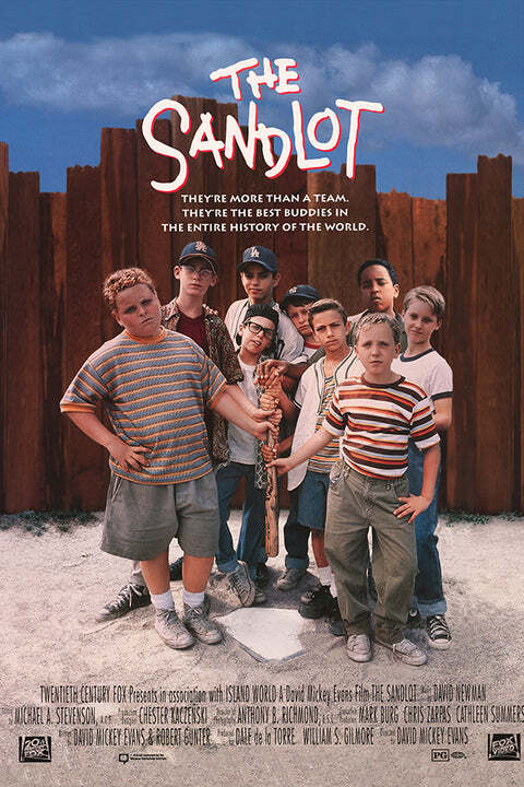 The Sandlot Movie Poster 17 X 12 Reproduction