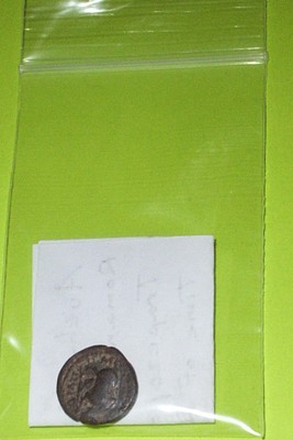 Trapezopolis Caria 138 AD ancient ROMAN COIN bull butting Athena VG treasure art