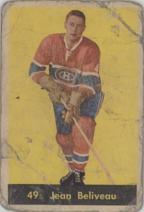 1960-61 Parkhurst - Jean Beliveau #49