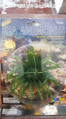 Glowing 4 or 6 inch Sea Anemone Realistic Decoration for Fish Tank Choose Color!