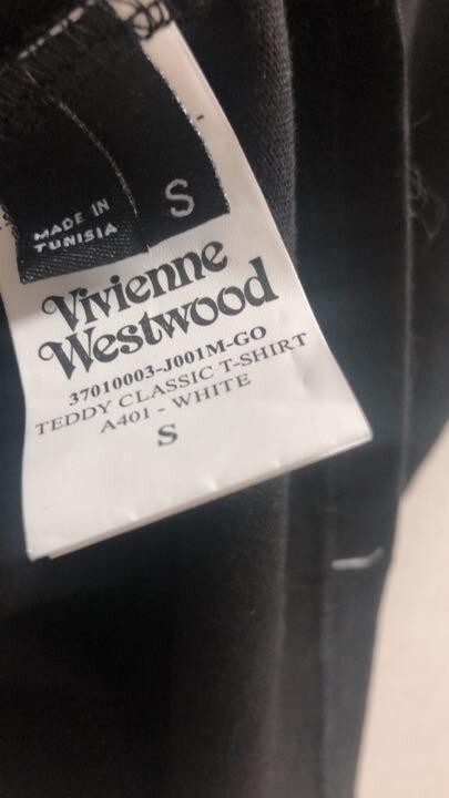 Pre-owned Vivienne Westwood Women's Teddy Peru T-shirt Bear Black Size S L28.3in Orb