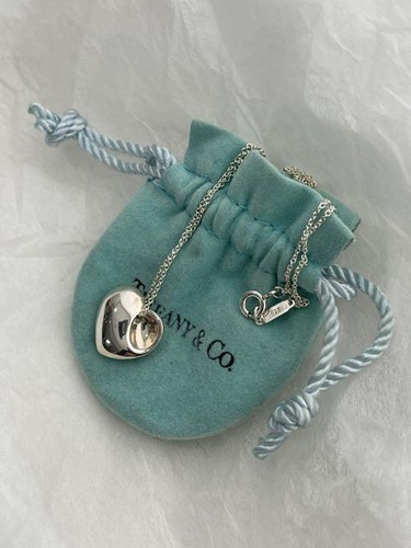 【激レア】Old Tiffany heart necklace VTG Tiffany & Co. Double Heart Pendant Necklace 925 Sterling