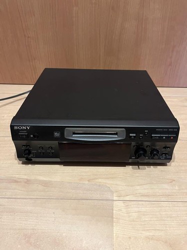 SONY MDS-S39 MiniDisc MD Player Stereo Audio Black Very Good