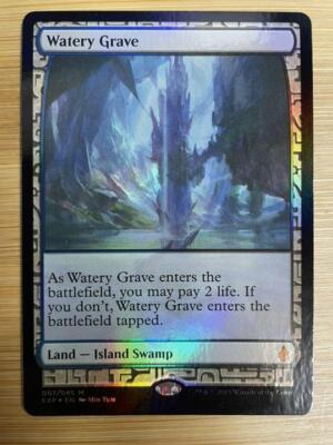 Watery Grave 湿った墓 FOIL 007/045 MTG MTG Magic the Gathering Watery Grave 007/045 EXP Foil