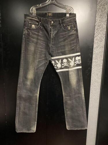 MASTERMIND JAPAN THEATER 8 PLAYBOY Skull Rabbit Denim Pants MASTERMIND JAPAN THEATER 8 PLAYBOY Skull Rabbit Denim Pants