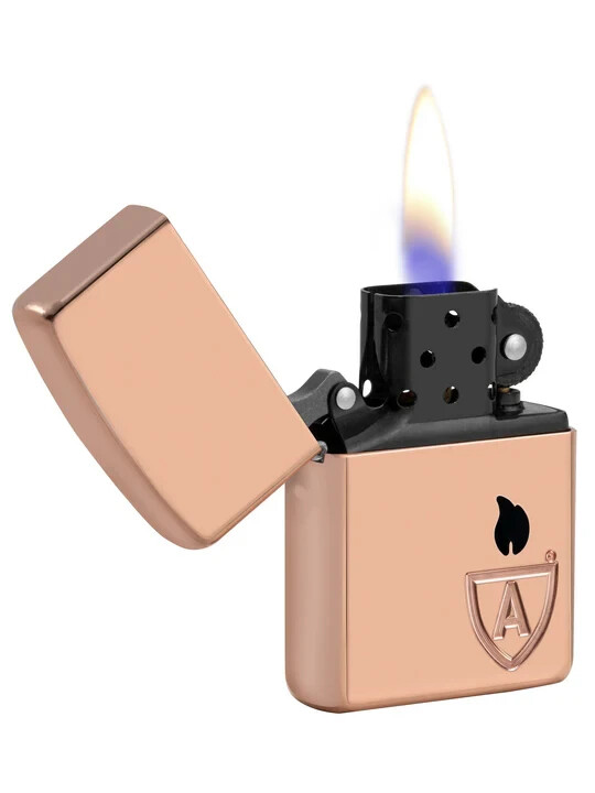 Zippo 46171, Zippo Limited Edition Solid Copper Case Armor Lighter, Black Insert