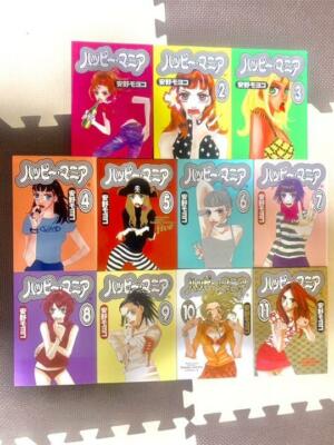 Happy Mania Vol.1-11 Manga Comic Complete Lot Set Moyoco