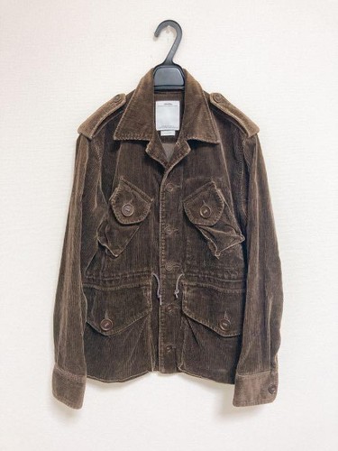 visvim COMBAT Corduroy Blouson Jacket Size 1 Authentic Men Used