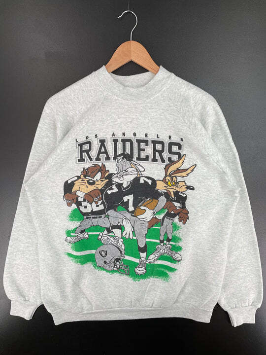 90s Los Angeles Raiders NFL Football Crewneck Gift shirt S