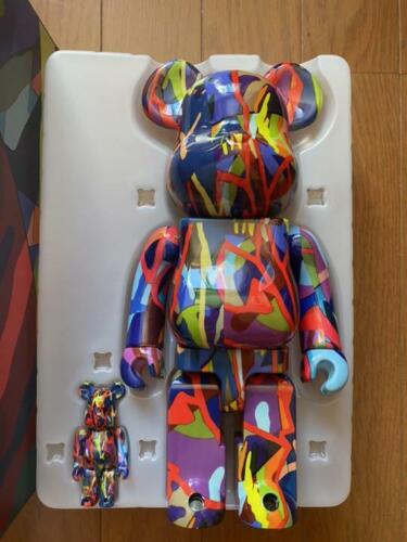 Medicom Toy BE@RBRICK KAWS TENSION 100% 400% figure Medicom Toy BE@RBRICK KAWS TENSION 100% 400% figure