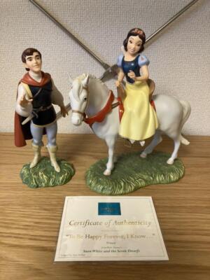 wdcc白雪姫to be happy forever,I know王子様 Disney WDCC