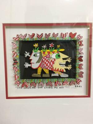 James Rizzi Stick Me Up 3D Kunst | eBay