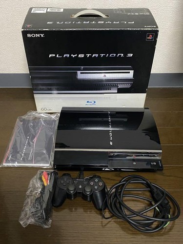 Sony PlayStation 3 PS3 CECHA00 60GB First Black Model Sony PlayStation 3 PS3 CECHA00 60GB First Black Model