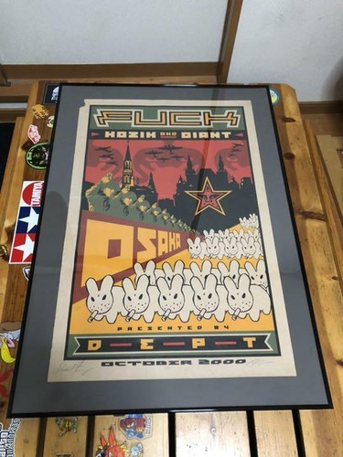 Obey Shepard Fairey Frank kozik Signed and numbered poster