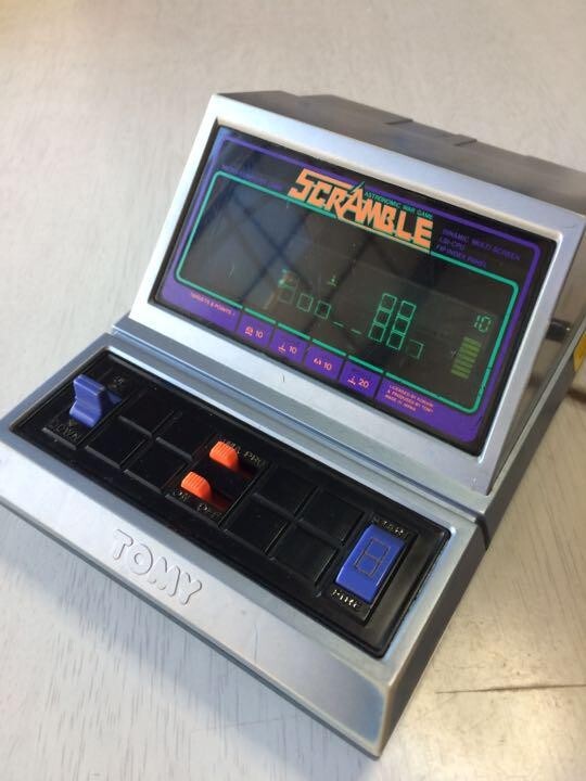 希少TOMY LSIゲーム scramble スクランブル LSIゲーム コナミ Yahoo!オークション - 昭和レトロ トミー LSI ゲーム