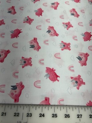 When Pigs Fly Panel by Studio E Fabrics