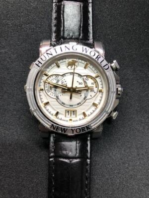 【稼働】 HUNTING WORLD HW-913 クロノグラフ 腕時計 楽天市場】ハンティングワールド HUNTING WORLD イリス クロノ