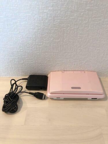 Nintendo DS Original NTR-001 Console w/ Charger Pink Tested Works impot  japan