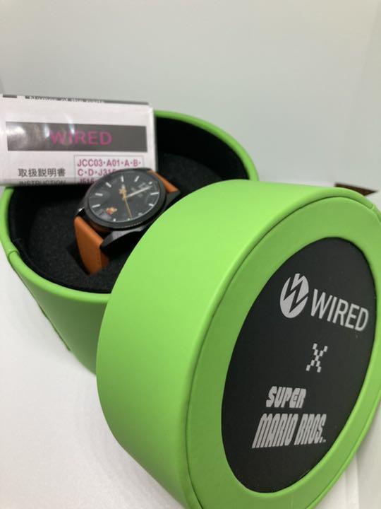 Pre-owned Seiko Wired Mario 500 Limited Edition Super Mario Bros. Black No Batteries Rare